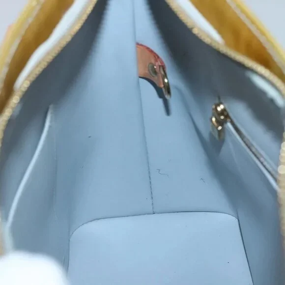 LOUIS VUITTON Monogram Vernis Houston Hand Bag Gris M91053 LV Auth ep9001 - Picture 11 of 16